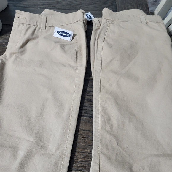 2 - Pair Old Navy Kahki Pants -Size 4 - Picture 5 of 5